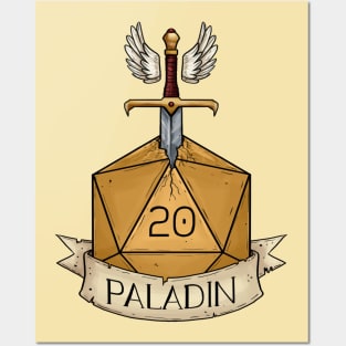 D20 - Paladin Posters and Art